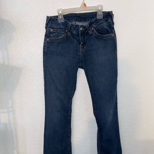 Size 32 low rise True Religion Jeans